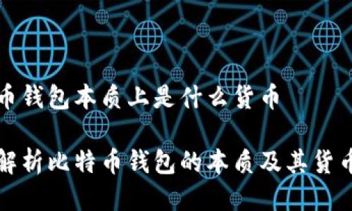 比特币钱包本质上是什么货币

深入解析比特币钱包的本质及其货币属性